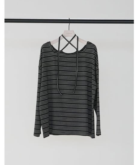 ボーダーチョーカーカットソー 8565-384NH   / CHIGNON