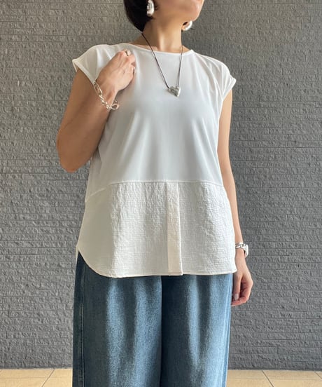 裾切り替えレイヤードインナー 8641009  / Le Melange
