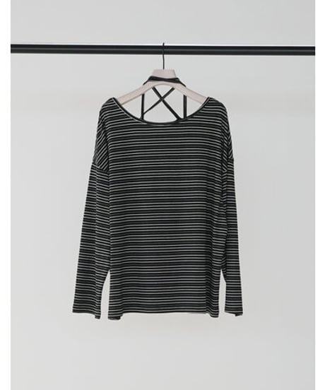 ボーダーチョーカーカットソー 8565-384NH   / CHIGNON