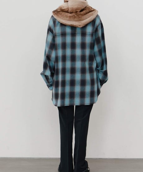 WASHED PLAID SHIRT [Y264-11123] / YENN