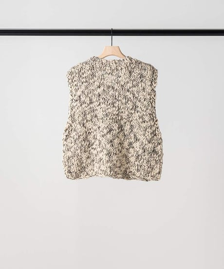 HAND SLUB MIX VEST [Y264-91129] / YENN