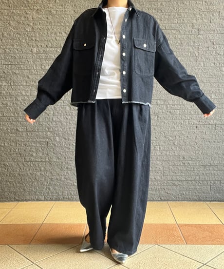 コンパクトデニムジャケット652-85577  / CLOCHE