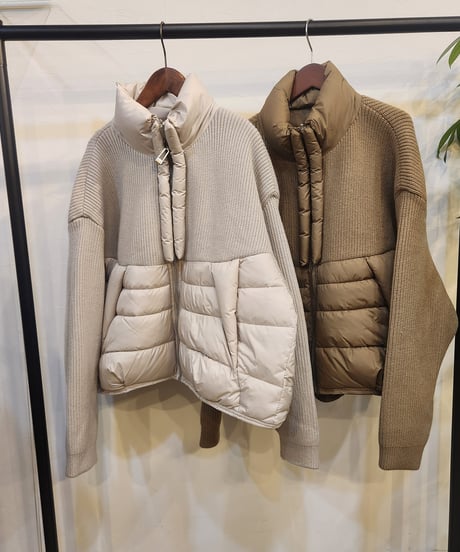 ニットドッキングスタンドネックジャケット　48079 / select