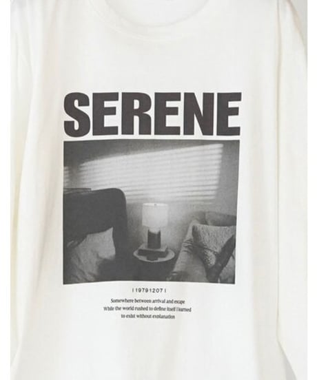 ワイヤーヘムPHOTOロンTEE  8465-441KO  / CHIGNON