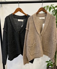 Vネックオーバーサイズカーデ 8652101   / Le Melange