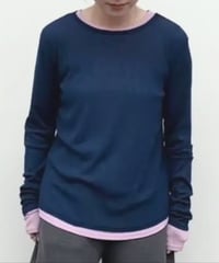 【送料無料】クルーネックシアートップス 652-85603 /CLOCHE