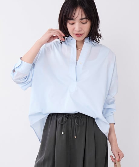 スキッパーデザインシャツ 0126301095   / Mica&Deal