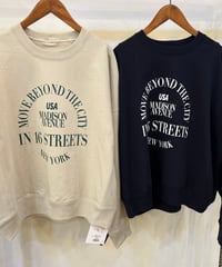 ラグランロゴスウェット0126409366   / MICA&DEAL