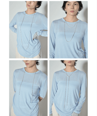 スネークチェーンラップネックレス　0065-457SH   / CHIGNON