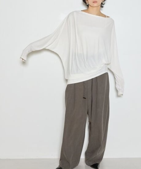 ベルテットウォッシュワイドパンツ 3965-363BT  / CHIGNON