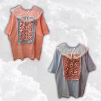 Sweet animal フリルカラーTシャツ