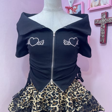 ♡ウィングZipカットソー