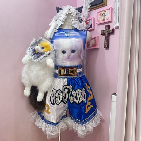 バイカラーフリルボクサーパンツ