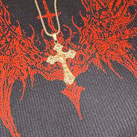 Heart cross silver ネックレス