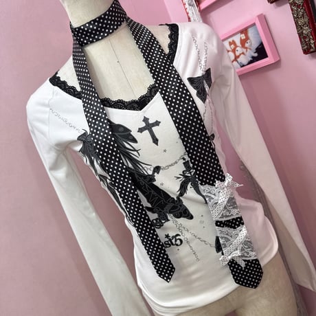 girly dot ネクタイ