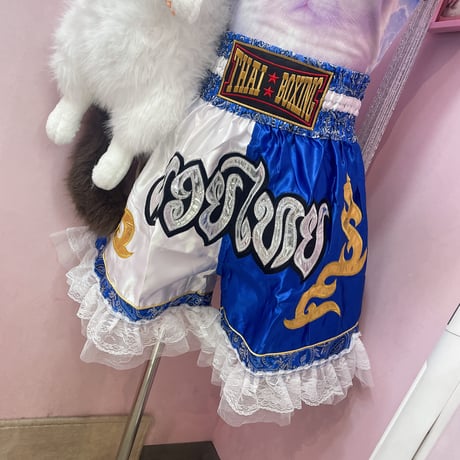 バイカラーフリルボクサーパンツ