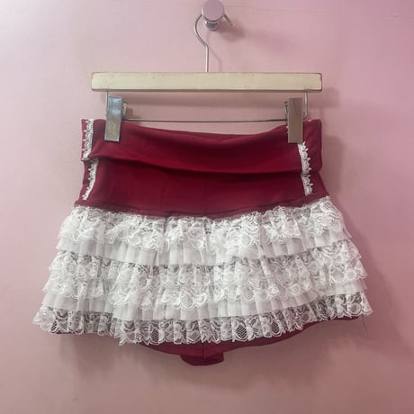 フリルレースショートパンツ