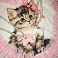 ふわふわねこちゃんパールネックレス