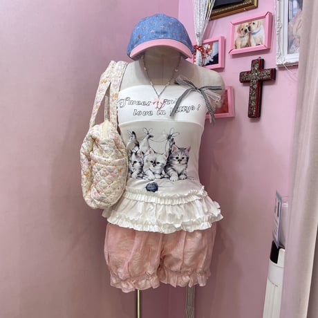 Sweet kittys フリルベアトップ