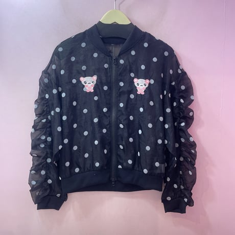 ワクワクAnimal's ドットシアーブルゾン
