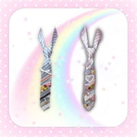 キュートボタン＆リボンネクタイ