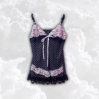ブラック×ピンク♡キャミソール
