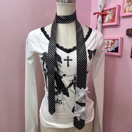 girly dot ネクタイ