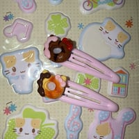 Kitty Donuts パッチンピン