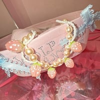 ミニストロベリーパールネックレス