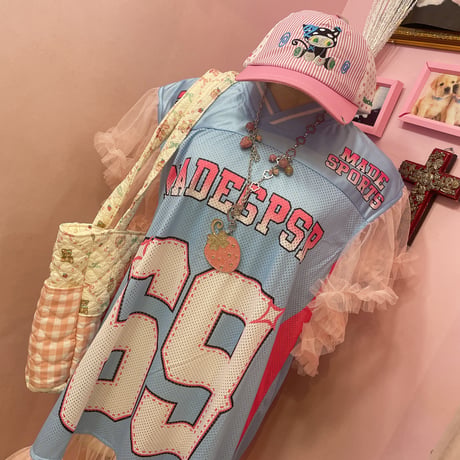フリルチュールユニフォームワンピース