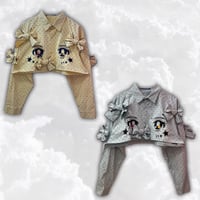 アニメEyeドットリボンシャツ