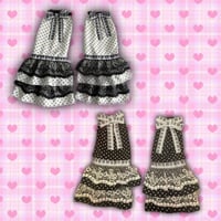 melody dot フリルレッグウォーマー