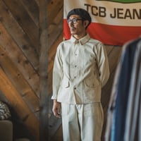 TCB Jeans Catface Jacket Ecru