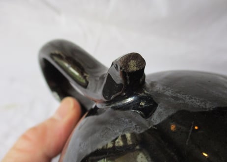 Black-glazed Jug「Namur pottery」【A】