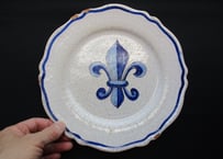 ”Fleur-de-lis”　Dinner plate【B】