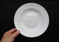White Soup plate【A】/「Moulin des Loupes」