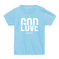 GOD IS LOVE BABY__Light Blue