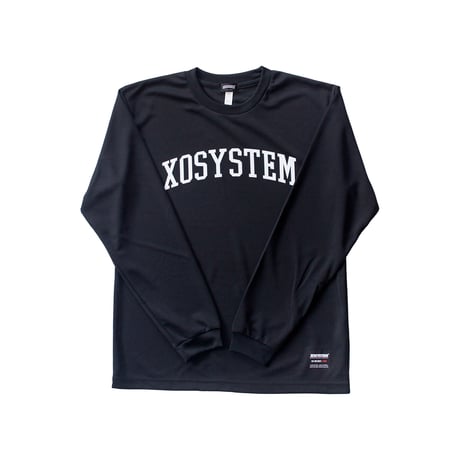 XOSYSTEM｜XO COLLEGE ARCH LOGO DRY L/S TEE