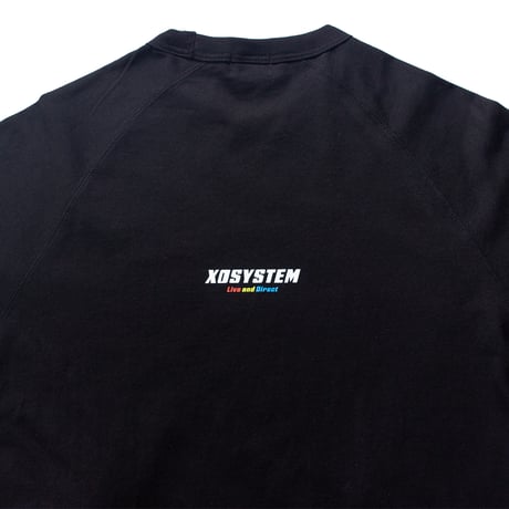 XOSYSTEM｜XO SQ LOGO RAGLAN TEE -Relax fit-
