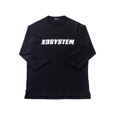 XOSYSTEM｜XO SQ LOGO RAGLAN TEE -Relax fit-