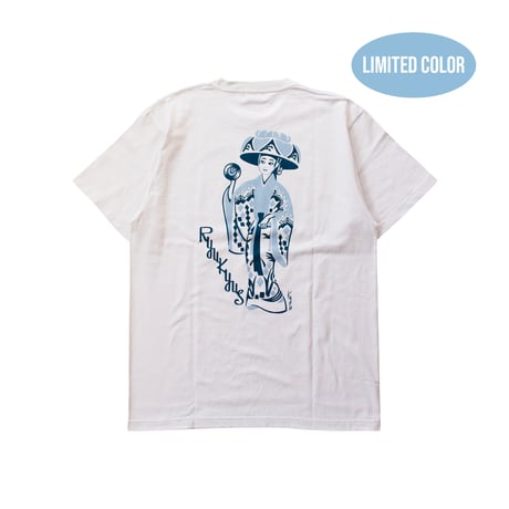 LINX｜LINX × Kads MIIDA-HANAGASA TEE / SALT&SMOKE BLUE