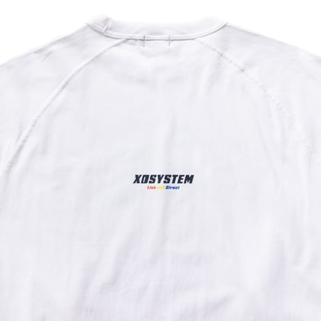 XOSYSTEM｜XO SQ LOGO RAGLAN TEE -Relax fit-