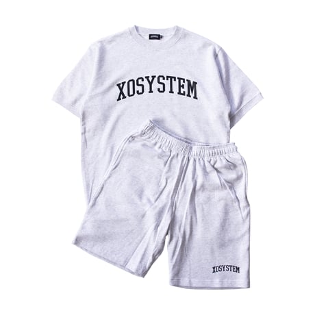 XOSYSTEM｜XO COLLEGE ARCH LOGO S/S SWEAT SHIRT