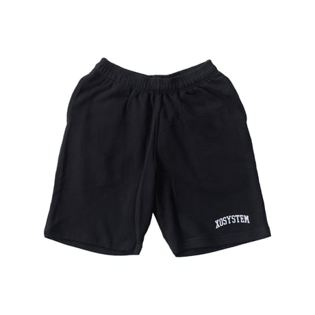 XOSYSTEM｜XO COLLEGE ARCH LOGO SWEAT SHORTS