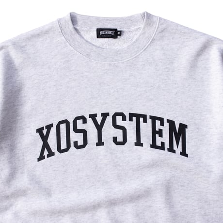 XOSYSTEM｜XO COLLEGE ARCH LOGO S/S SWEAT SHIRT