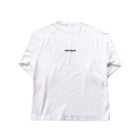 XOSYSTEM｜XO SQ LOGO RAGLAN TEE -Relax fit-