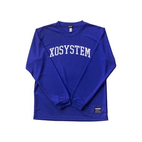 XOSYSTEM｜XO COLLEGE ARCH LOGO DRY L/S TEE