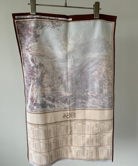 1984 Fabric calendar