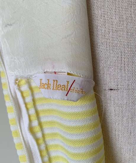 70's~80's Striped sleeveless dress