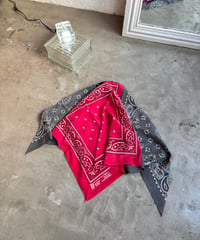 STRANGER Original / Re. Vintage. Made in USA old bandana docking scarf